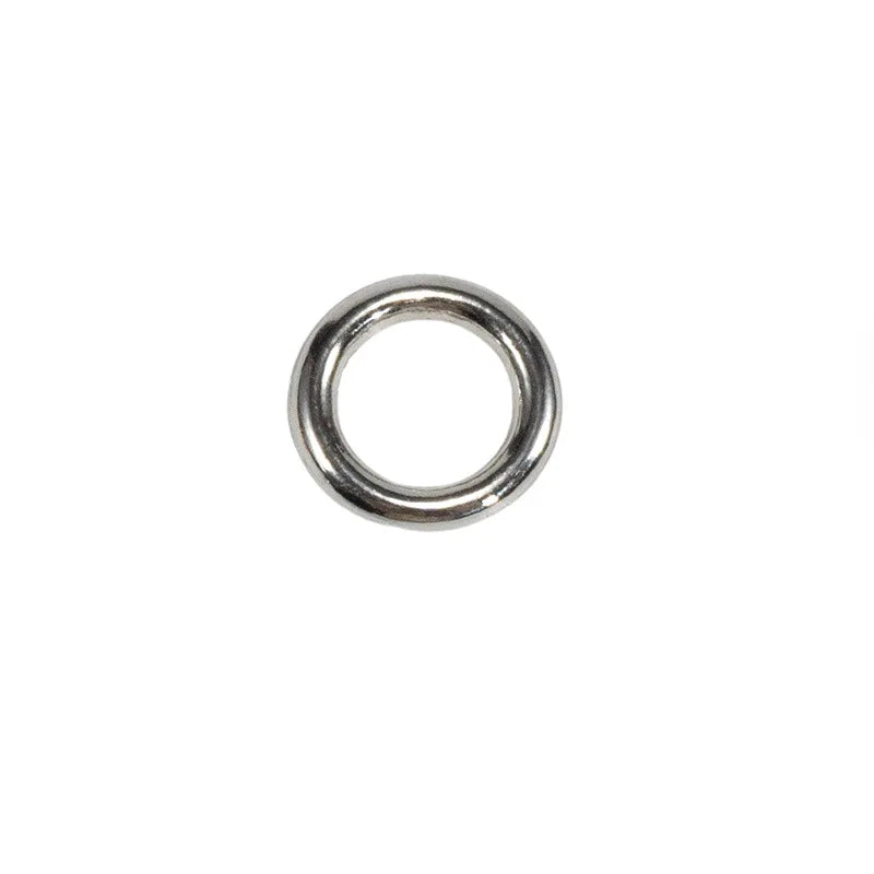 50pcs 9mm Mix Color Soldered Closed Jump Rings Small O Ring Connector for DIY Bracelet Necklace Craft Jewelry Making Oasis Select Rhodium 1.7X9mm