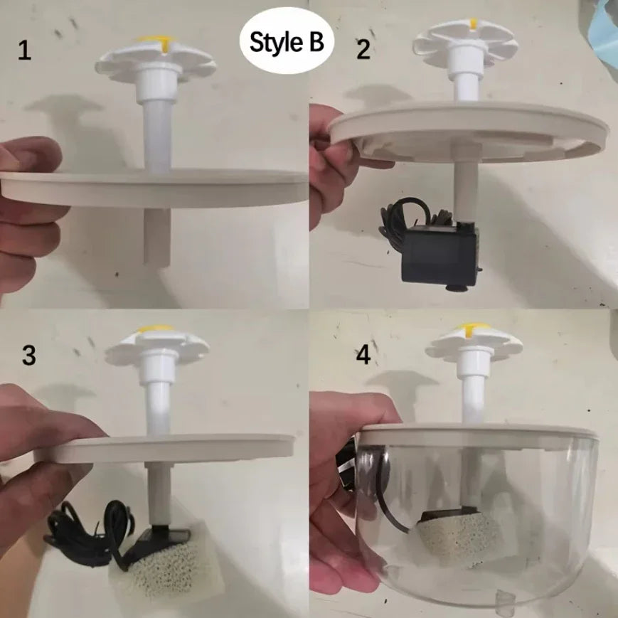 Pets Water Fountain Auto Filter USB Electric Mute Cat Drinker Bowl 1200mL Recirculate Filtring Drinker for Cats Water Dispenser Oasis Select