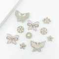 Fashionable shoe accessory set, with a shoe chain clasp, removable, suitable for sandals and flip-flops. Oasis Select CJ-090