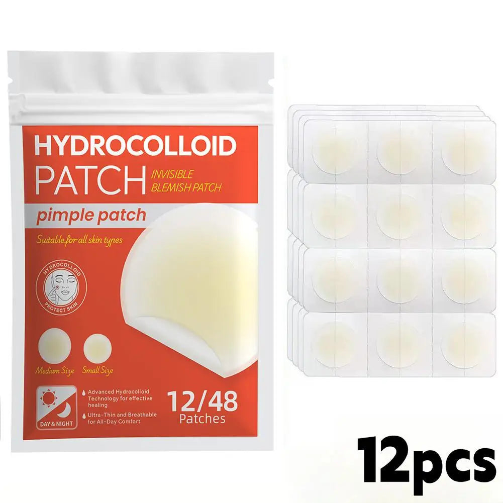 Hydrocolloid Acne Patches – Hyaluronic Acid Blemish Dots Acne Spot Patches Oasis Select C