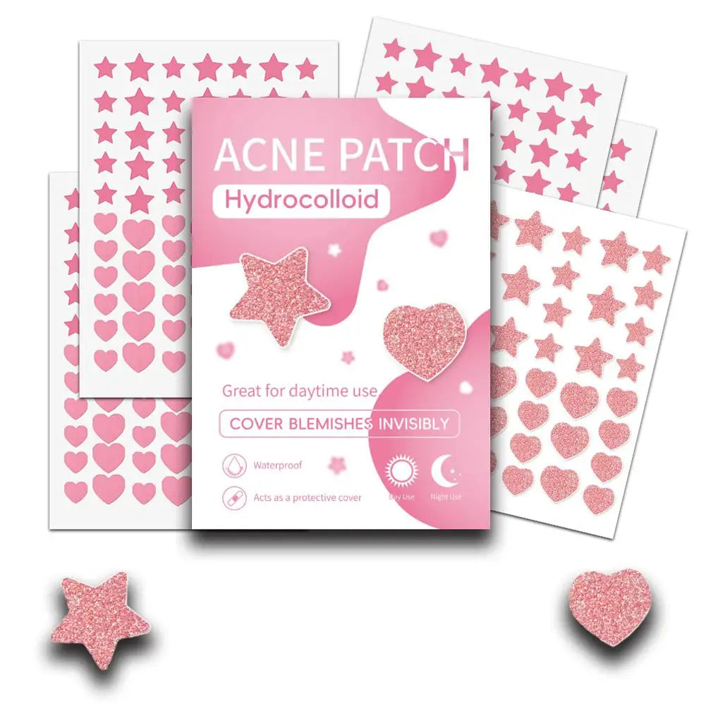 Star Pimple Patches – Colorful Invisible Acne Spot Stickers Acne Pimple Patches Oasis Select