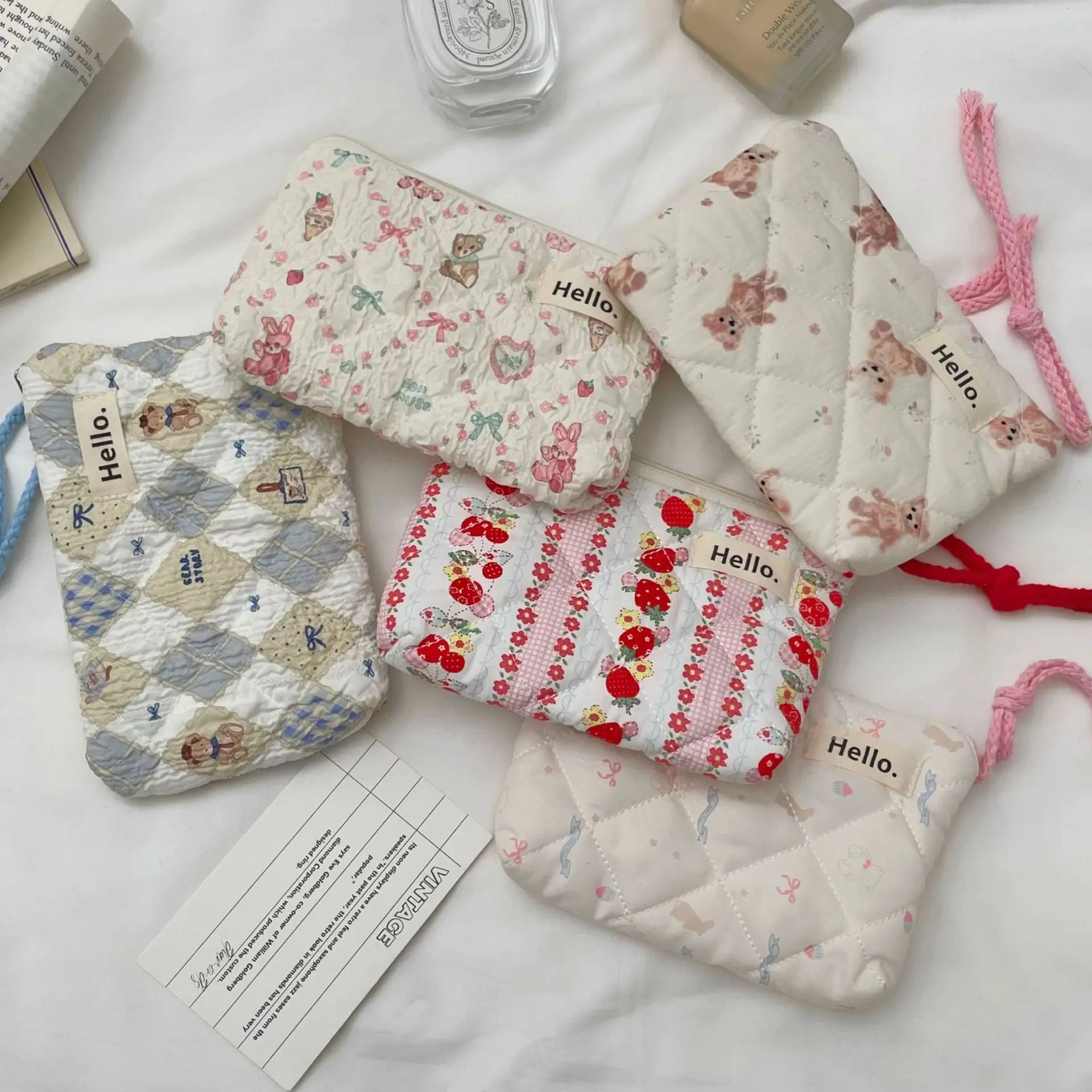 Cute Travel Cosmetic Lipstick Earphone Card Small Portable Storage Bag Purse Mini Makeup Handbags Pouch Organizer In Make Up Bag Oasis Select