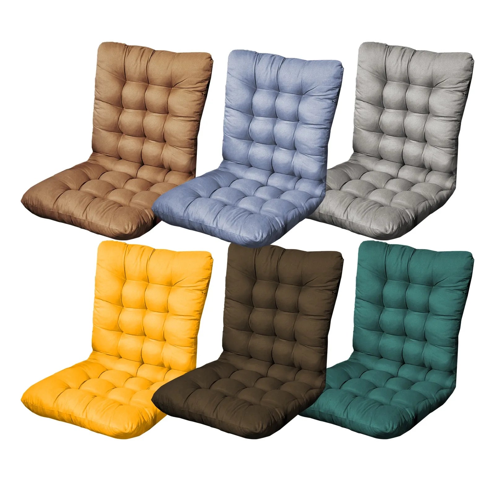 Winter Desk Chair Cushion with Back Support Thickened Good Elasticity And Softness Keep Warm Office Chair Seat Cushion Rocking Oasis Select
