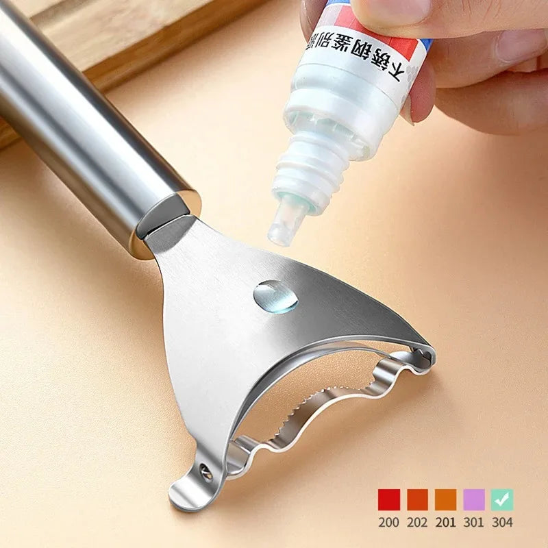 Stainless Steel Corn Planer Home Corn Peeler with Ergonomic Handle Convenient Corn Stripper Thresher Corn Cutter Kitchen Gadgets Oasis Select
