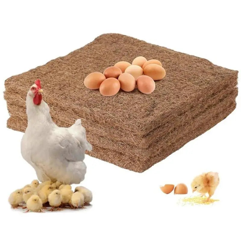 Coconut Fiber Nesting Liner Mats – Coop, Bird & Reptile 5/10pk