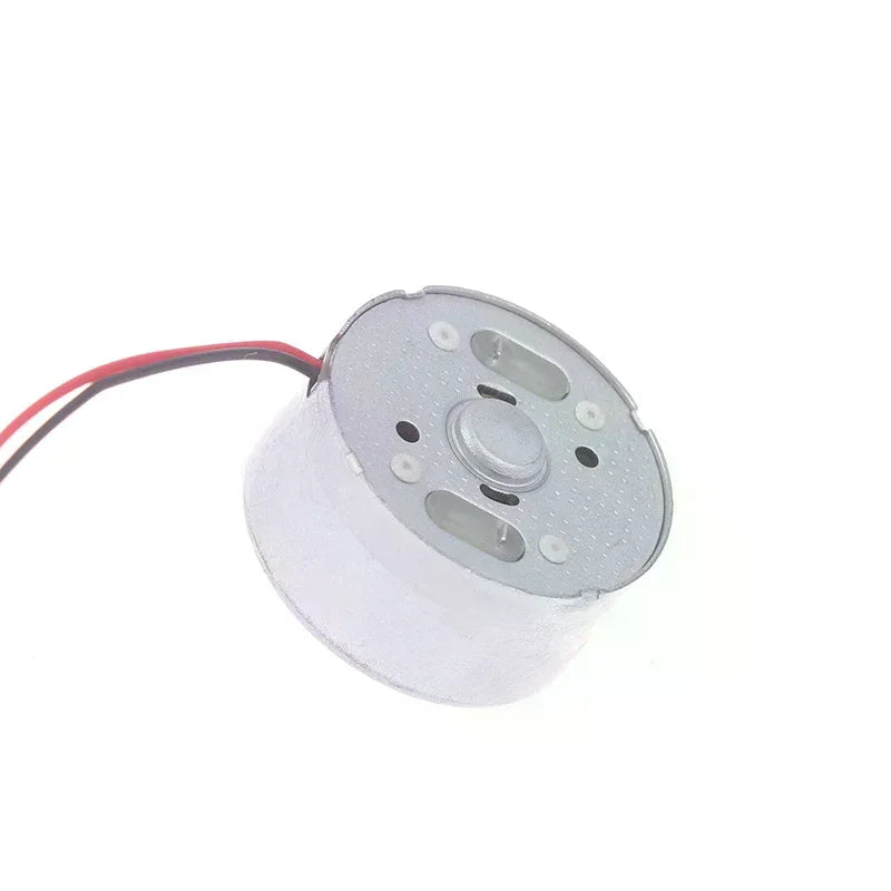 RF-300EA-1D390 DC 1.5V 3V 5V 6V 7250RPM Mini Mute 24mm Round Spindle Motor Precious Metal Brush Engine DIY Solar Power Toy Model Oasis Select