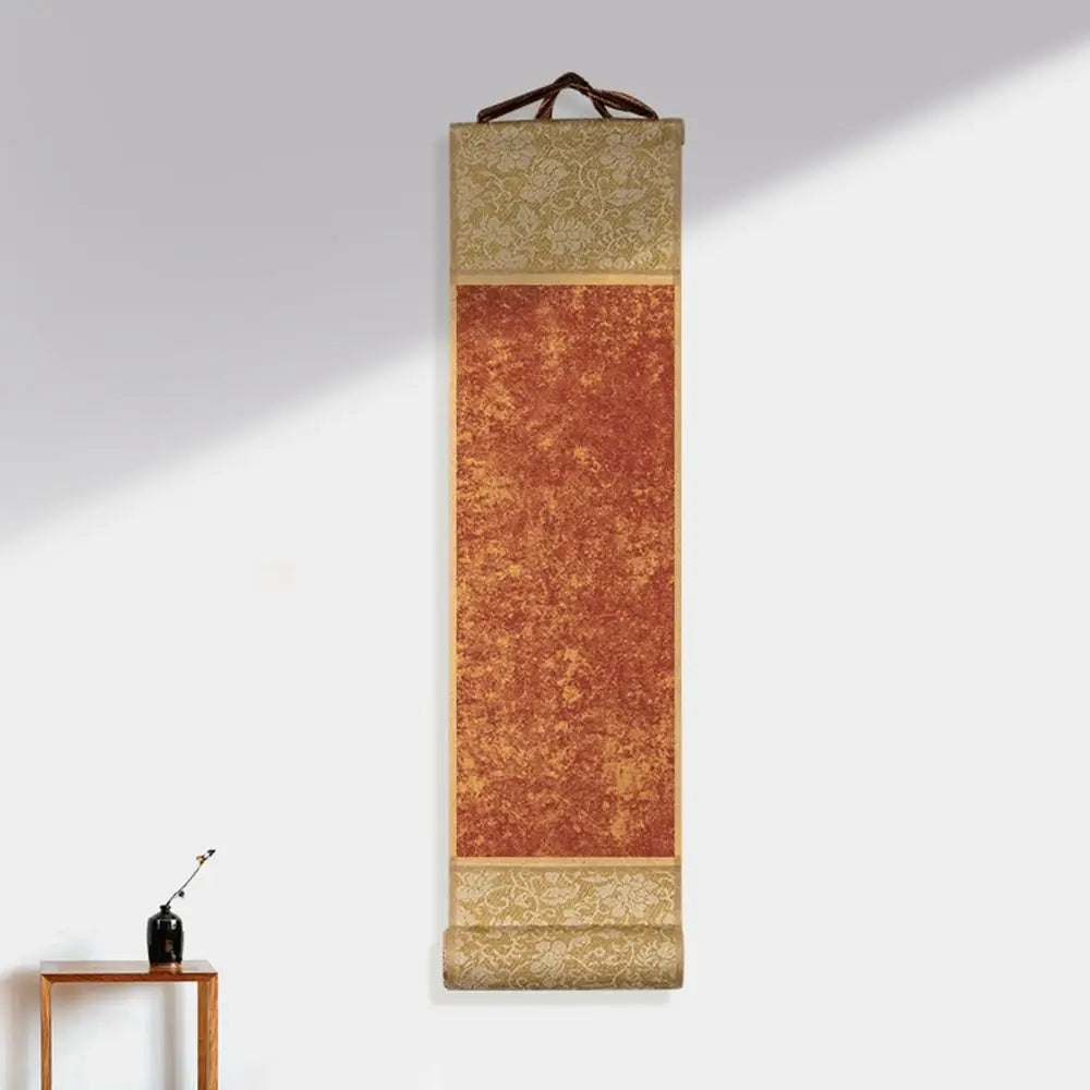 Self-made Gifts Art Supplies Painting Drawing Paper Gilded Rice Paper Scroll Blank Hanging Scroll Mini Batik Trumpet Scroll Oasis Select 03