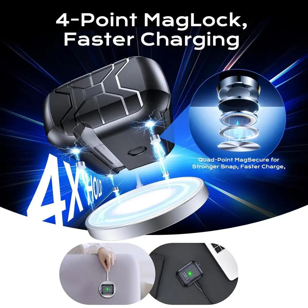 AirPods Pro 3 Case – Phone Stand, Magnetic Lock & Keychain Earbud Protective Case Oasis Select