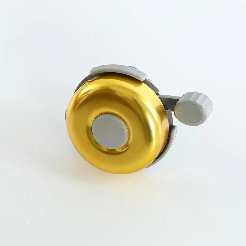 1Pcs Aluminum Alloy Bike Bell, Handlebar Mount Bicycle Warning Horn, Safety Cycling Accessory for Mountain Road Bikes Oasis Select Yellow