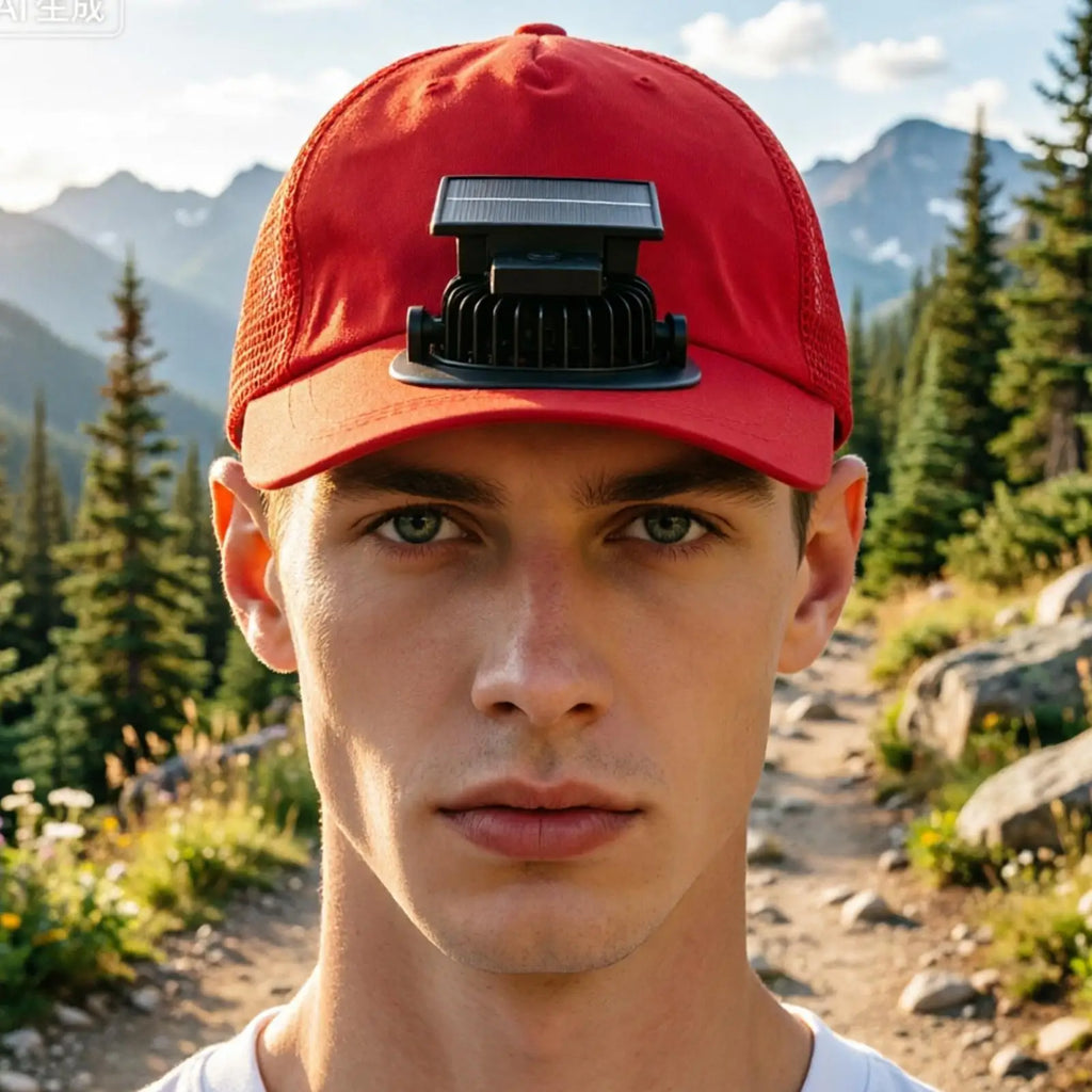 Hat with Fan USB Charging 3 Adjustable Speed Cool Mesh Baseball Hats With Mini Fan for Summer Beach Hiking Camping Fishing Oasis Select