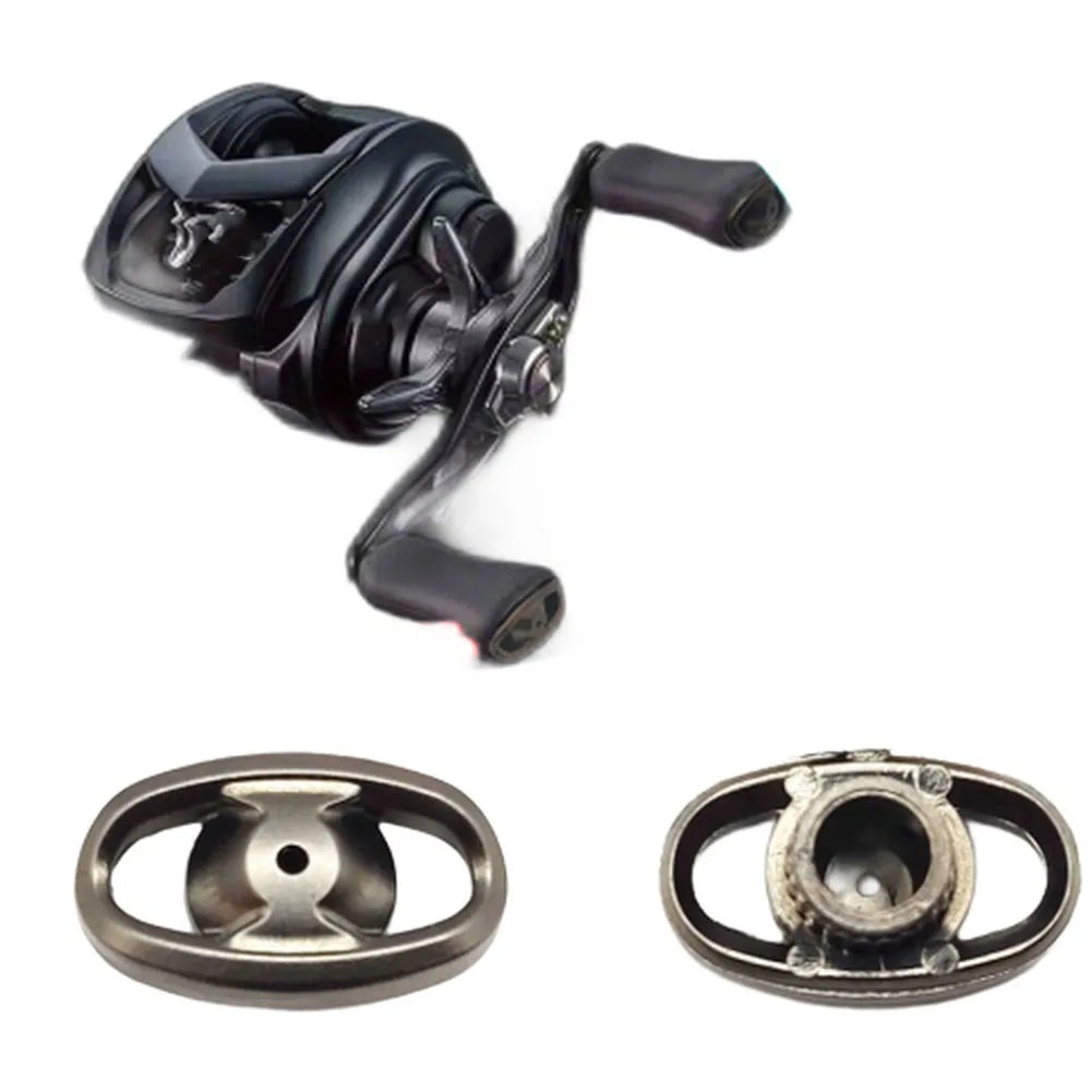 Fishing Reel Knob Side Cover Replacement for For DAIWA For LT For ALPHAS Models Metal Gray 185 by 111 Millimeters Oasis Select