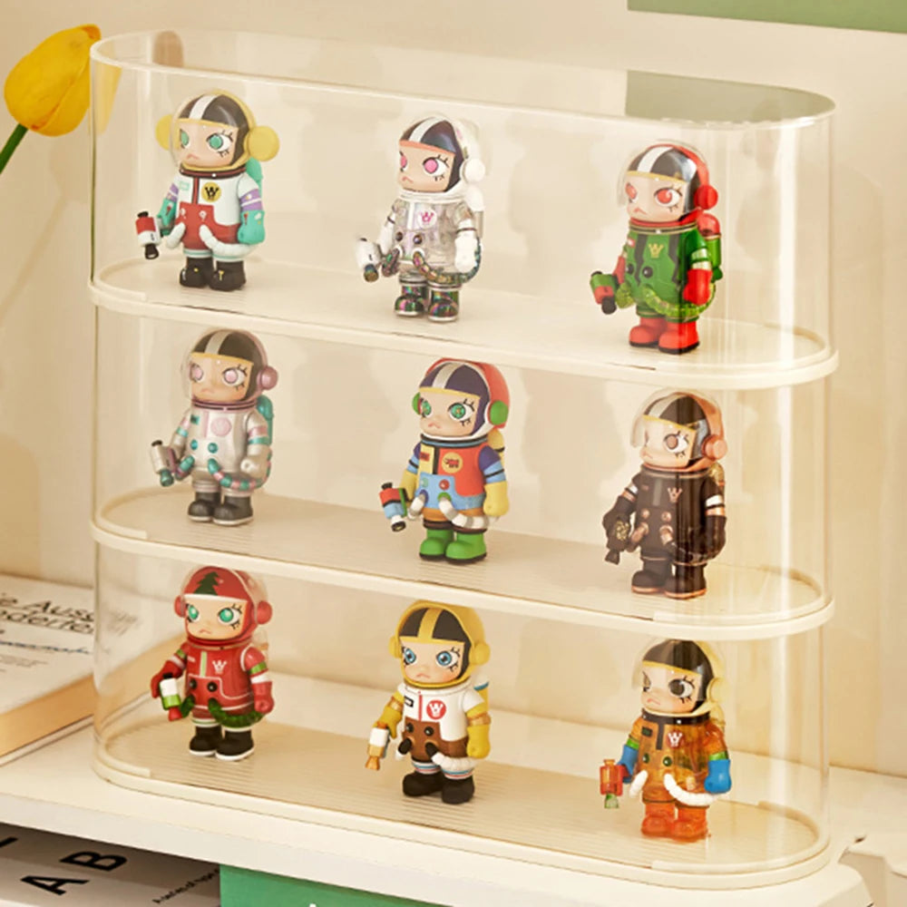 Transparent Stackable Blind Box Display Rack – Dustproof