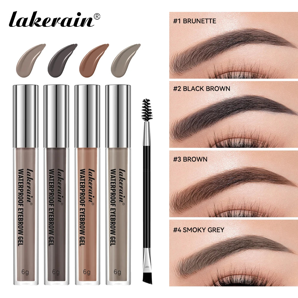 4 Colors Liquid 3D Eyebrow Styling Molding Gel Waterproof Transparent Refreshing Durable Natural Eyebrow Quick-drying Makeup Oasis Select
