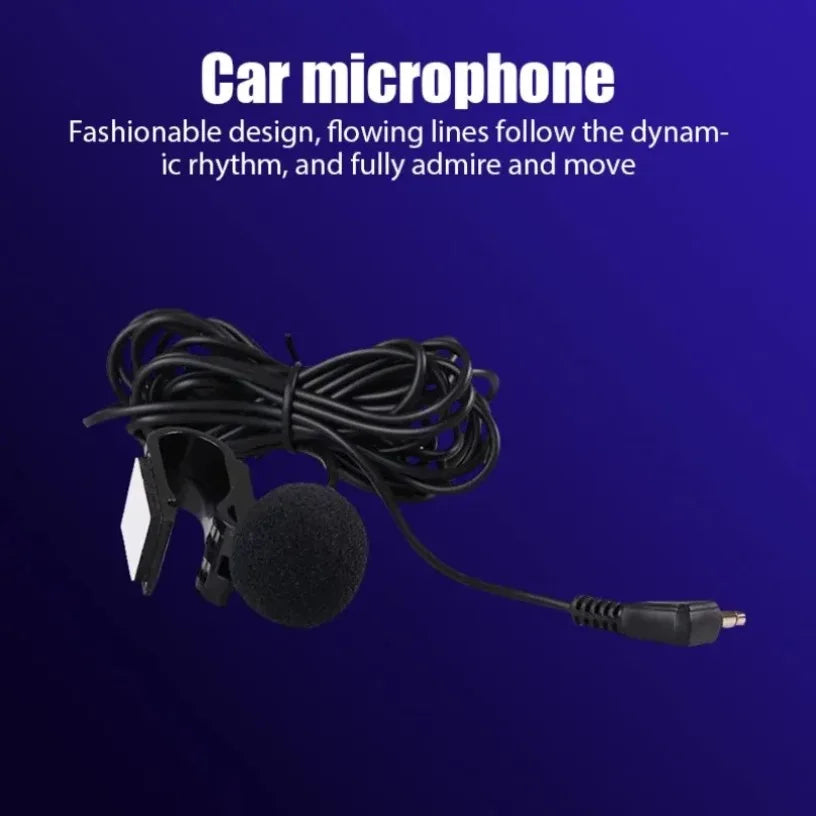 Car 2m Long Mini Microfono 3.5mm Jack Mic Stereo Microphone Micro Car Radio Mini Wired External Microphone For Auto Dvd Radio Oasis Select