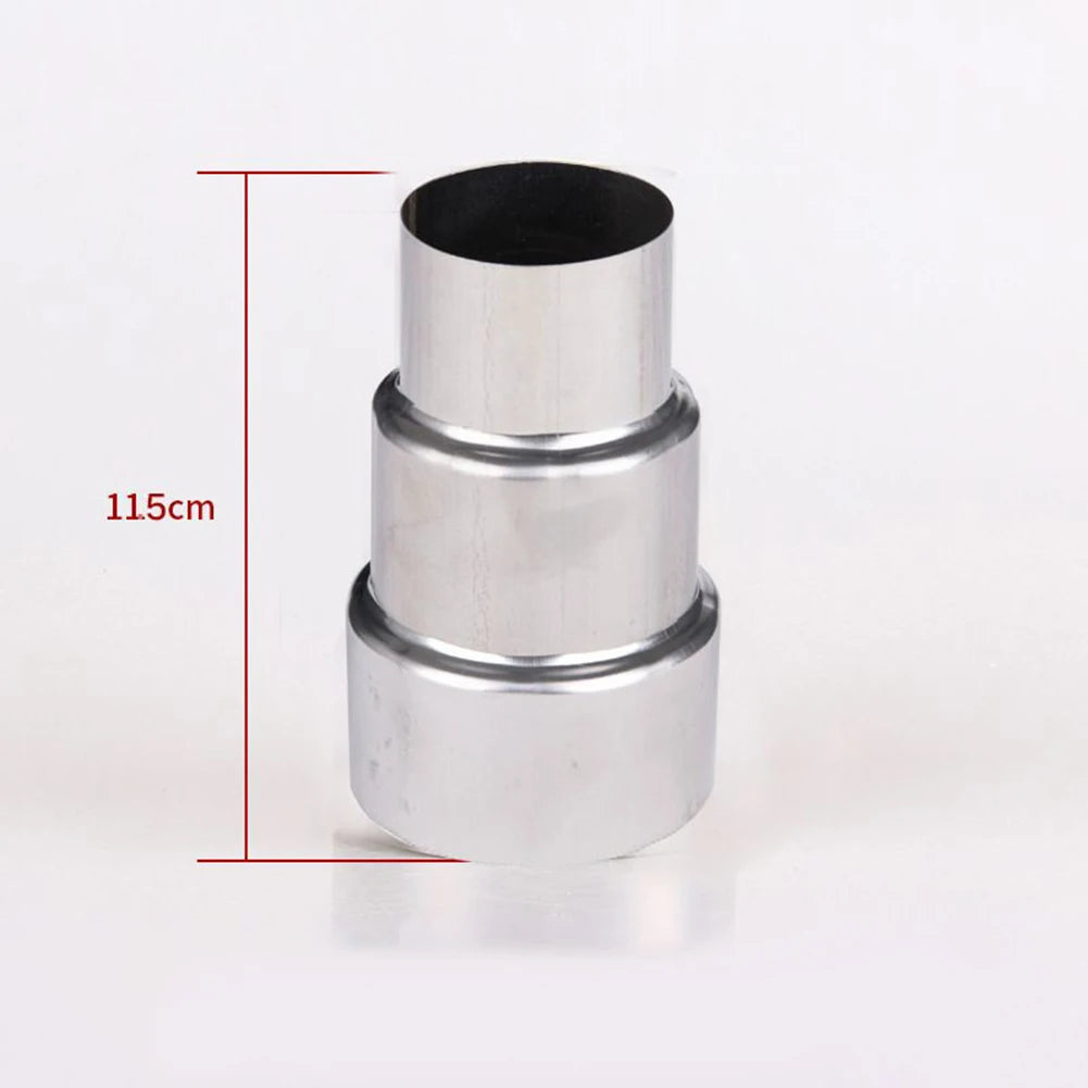 Stainless Steel Flue Exhaust Pipe Reducing Joint Chimney Adaptor Stove Pipe Universal Household Ventilation Multiple Sizes Oasis Select
