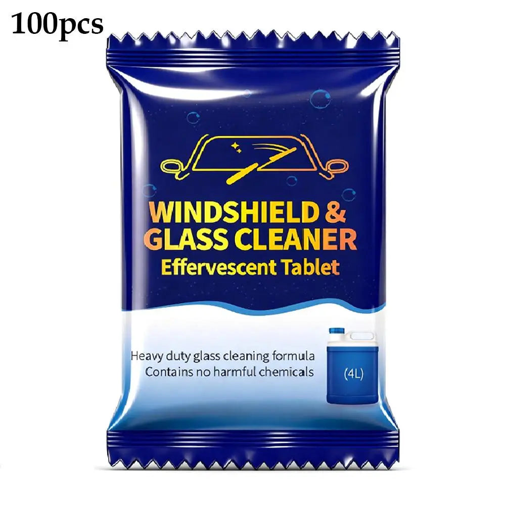 100-Pack Windshield Washer Tablets – Streak-Free Glass Cleaner Windshield Washer Tablets Oasis Select 100pcs