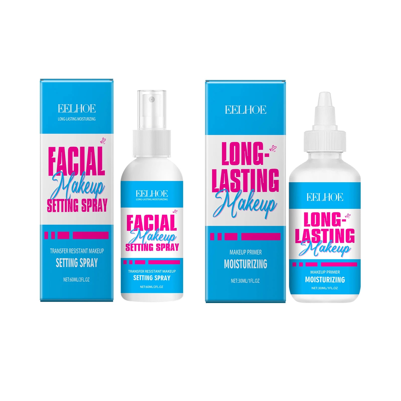 EELHOE Setting Spray & Primer – Matte, Waterproof, Long Lasting Makeup Setting Spray Oasis Select All