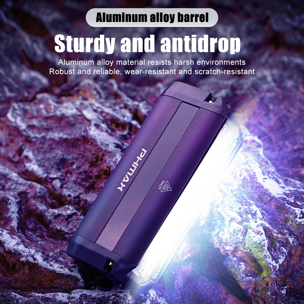 PHMAX Bicycle Front Light 1000 Lumen Type-C Rechargeable Flashlight 2000mAh Warning Light TMB Mountain Road Road Cycling Lamp Oasis Select