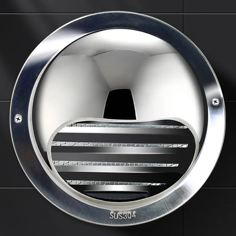 Stainless Steel Wall Ceiling Air Vent Ducting Ventilation Exhaust Grille Cover Waterproof Outlet Heating Cooling Vents Cap Oasis Select
