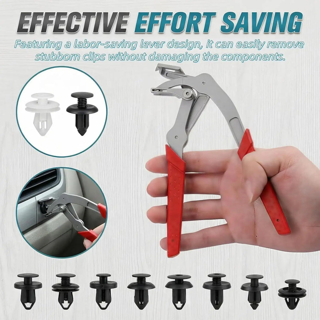 Clip Pliers Removal Tool Ergonomic Non-Slip Automotive Pliers Automotive Clip Removal Tool for DIY Auto Vehicle Maintenance Oasis Select
