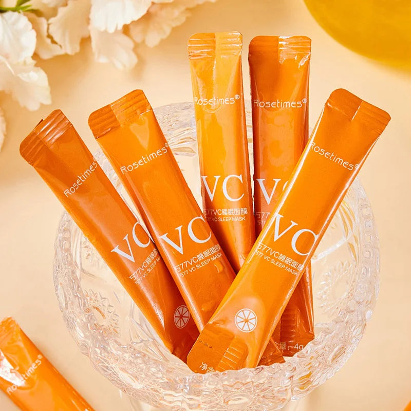 SADOER Vitamin C Sleeping Mask 30pcs – Moisturizing & Firming Sleeping Face Mask Oasis Select
