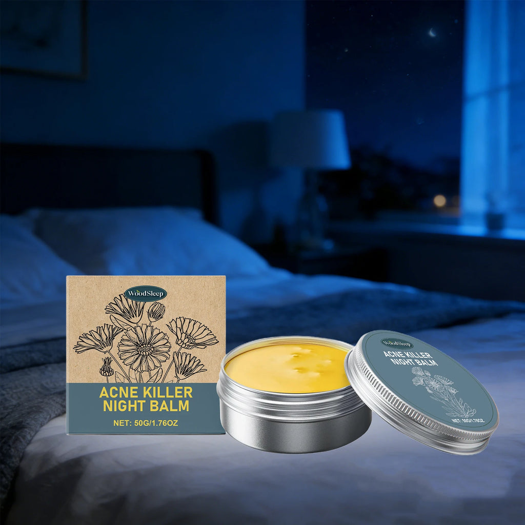 WOODSLEEP Acne Night Balm – Wrinkle, Dark Circle & Firming Cream Acne Night Balm Oasis Select