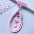 Handmade Acrylic Cloud Phone Lanyard & Keychain Pendant Phone Keychain Pendant Oasis Select Pink