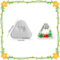 Christmas Triangle Candlestick Silicone Mold Santa Claus Snowman Tree Festival Resin Mould Mini Table Ornaments Home Decoration Oasis Select C mold