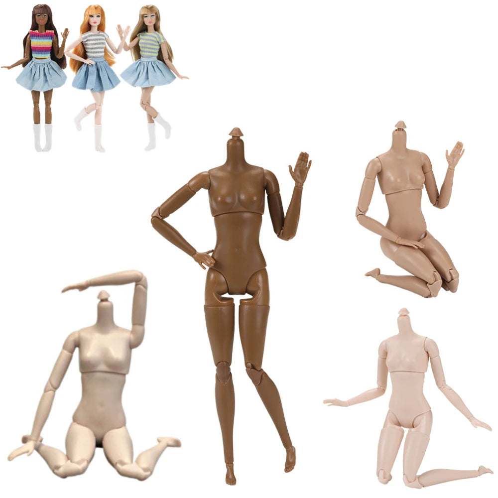26cm 1/6 Scale BJD Doll, Super Flexible Female Action Figure with 22 Movable Joints, Nude Body Model for BJD Display Parts Oasis Select