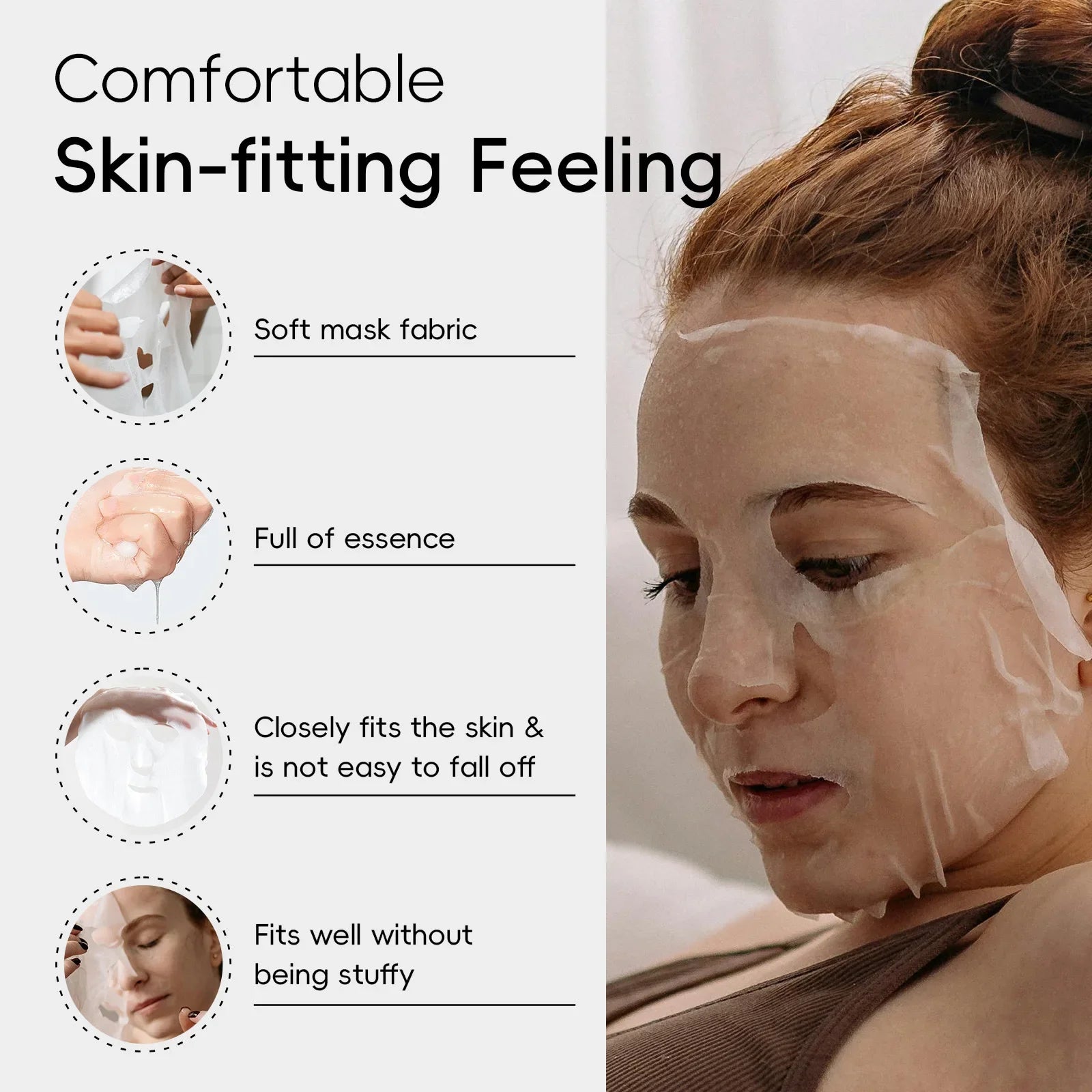 LAIKOU Snail Mucin Sheet Mask – Anti-Aging, Pores & Hydration Sheet Face Mask Oasis Select