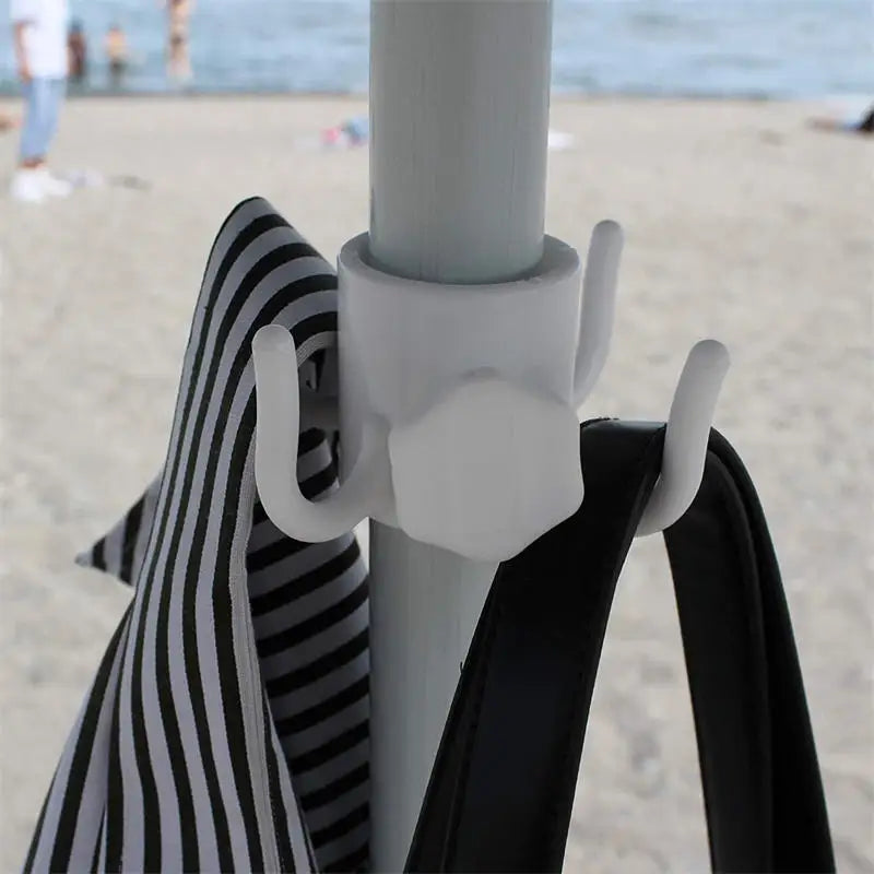 Versatile Beach Umbrella Hanging Hook Detachable Wear-resistant Hook Outdoor Space-saving Sun Umbrella Storage Holder Oasis Select