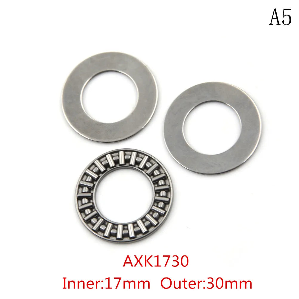 1SET AXK0821 AXK1024 AXK1226 AXK1528 Thrust Needle Flat Roller Bearings With Two Washers Thrust Ball Bearings Oasis Select MR-05