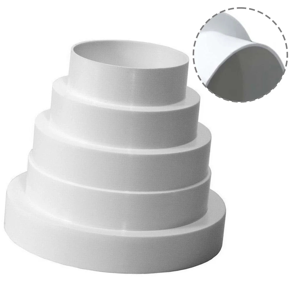 Duct Reducer Pipe Connector 80–150mm | LEENKEA Air Duct Fitting Duct Reducer Connector Oasis Select