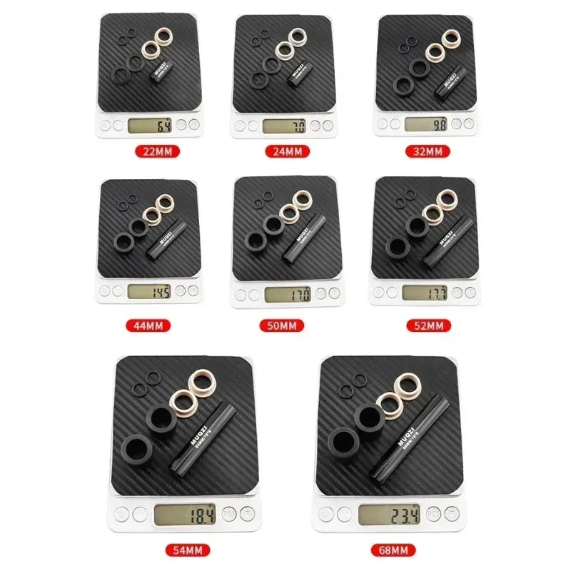 MTB Rear Shock Bushing Suspension Absorber Sleeve DU Bush ID 8mm OD 12mm 22-68mm Mountain Bike Accessories Spare Parts Oasis Select