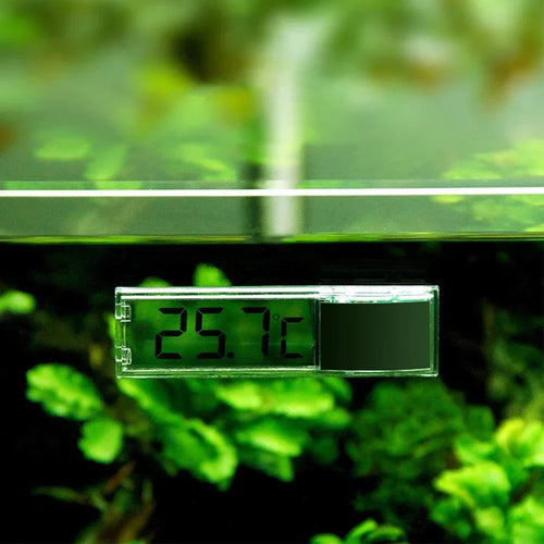 Electronic Fish Tank Temperature Waterproof Aquarium Thermometer 3D Digital LCD Fish Turtle Temp Aquarium Control Accessories Se Oasis Select