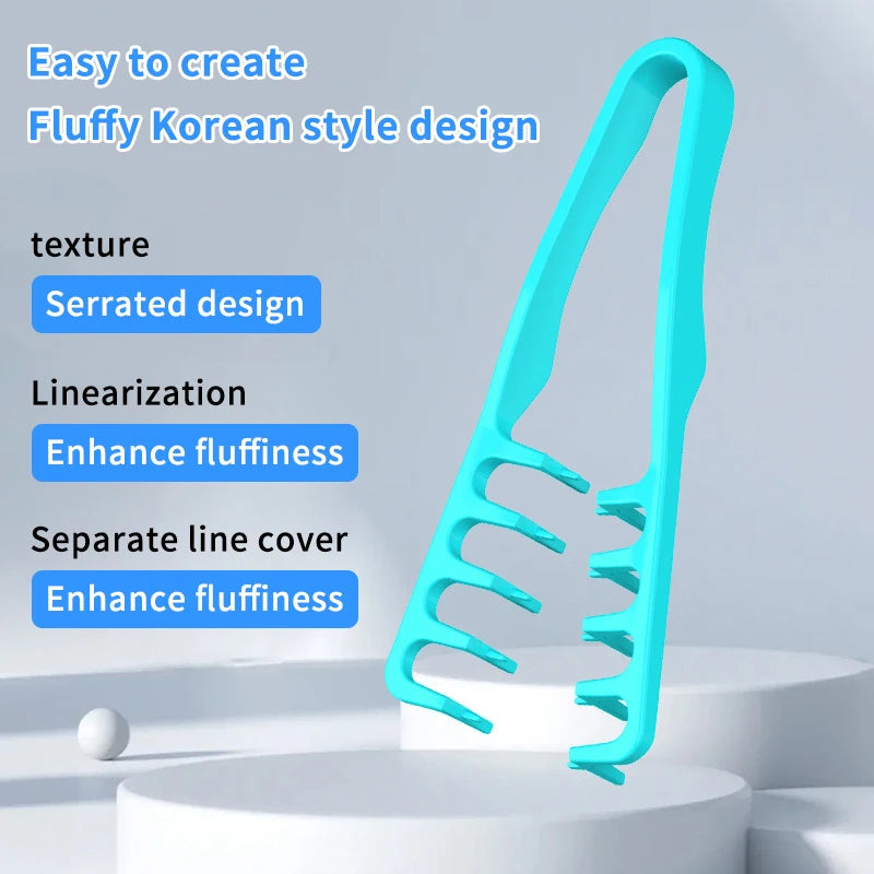 Wide-Tooth Volumizing Hair Styling Comb Curling Tools Fluffy Texture For Men Ideal For All Hair Types Hairstyling Tool Oasis Select