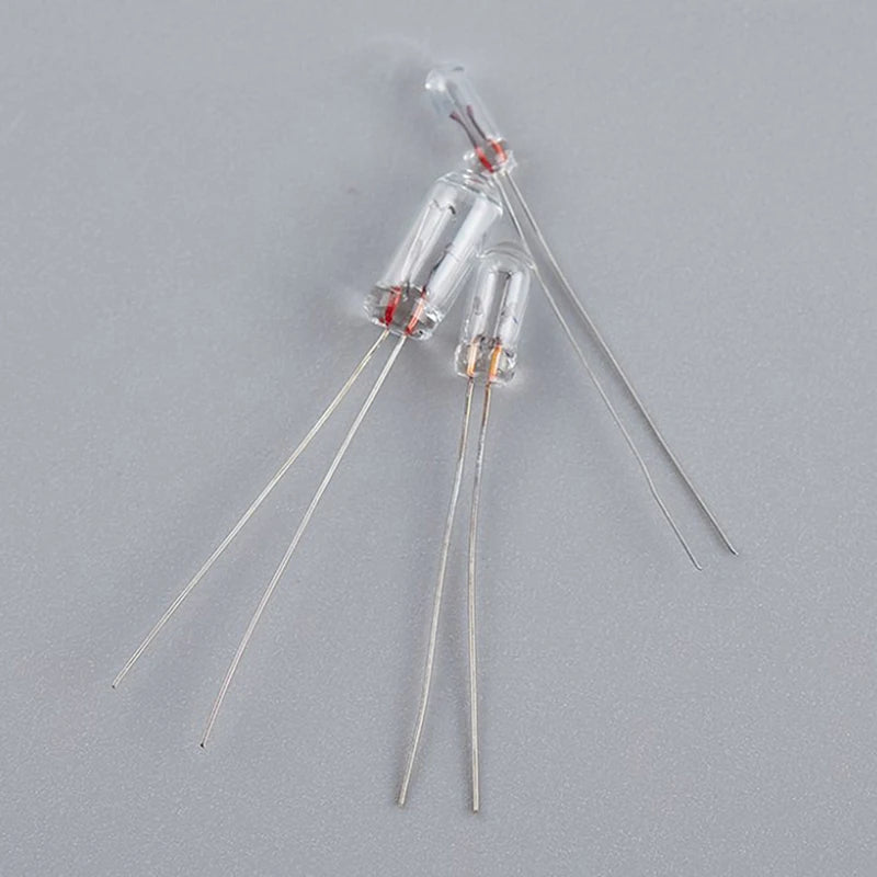 Hot Sale 25PCS 5mm 4mm 3mm Clear 12V Mini Bulb Of Wheat Rice Bulbs Switch Button Bulbs Indicator Bulb Tungsten Lamp Oasis Select
