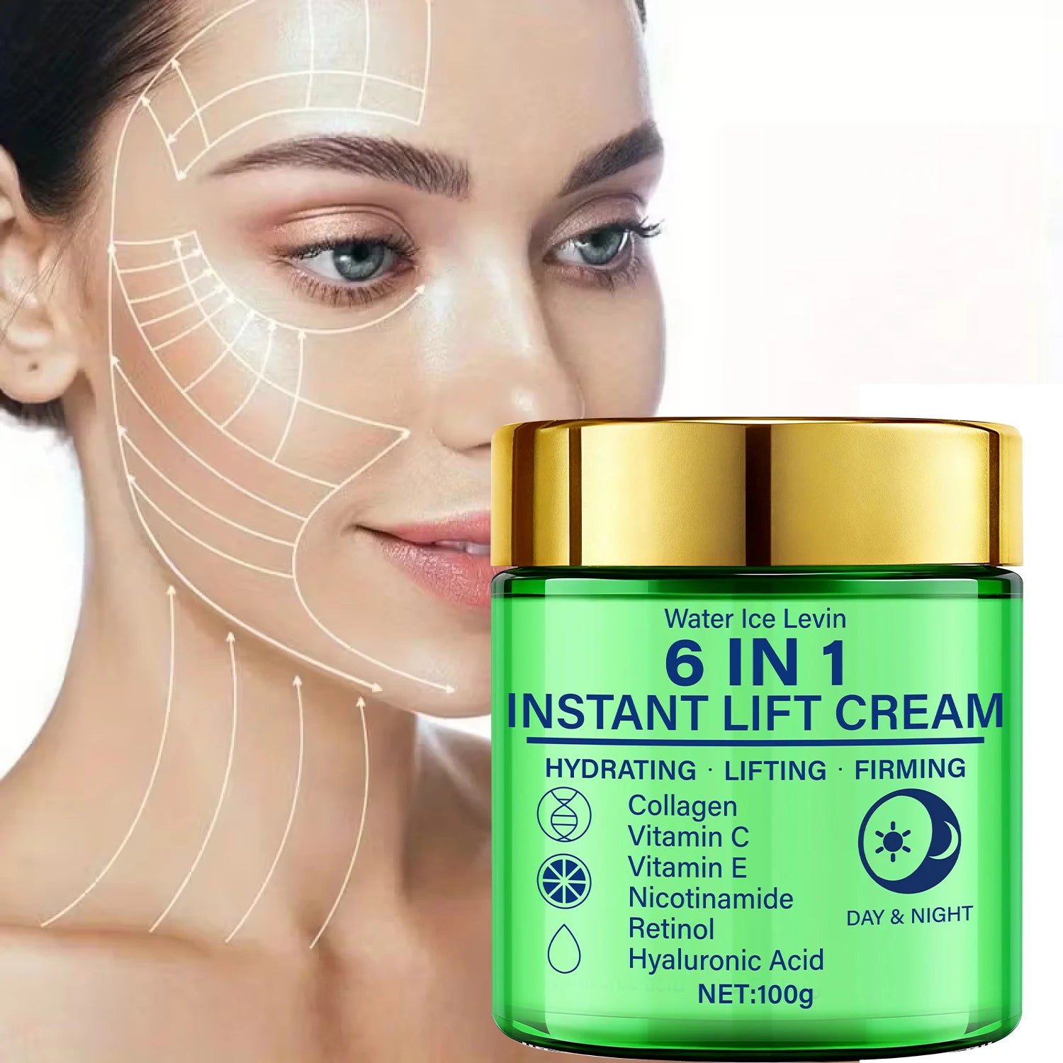 6-in-1 Collagen & Retinol Face Cream – Firm, Lift & Hydrate Anti-Aging Face Cream Oasis Select