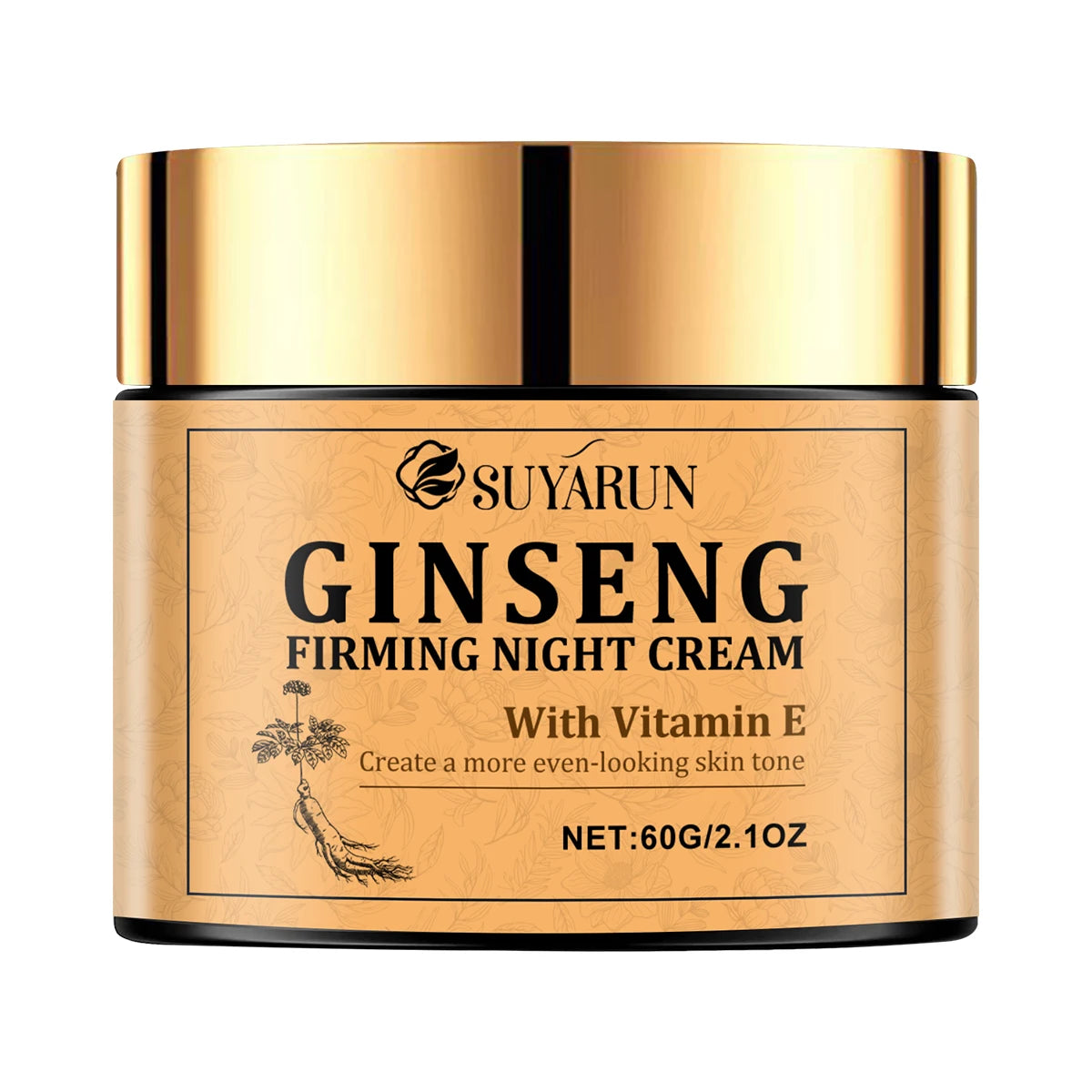 SUYARUN Ginseng Firming Night Cream with Retinol | Anti-Aging Night Cream Oasis Select 60g