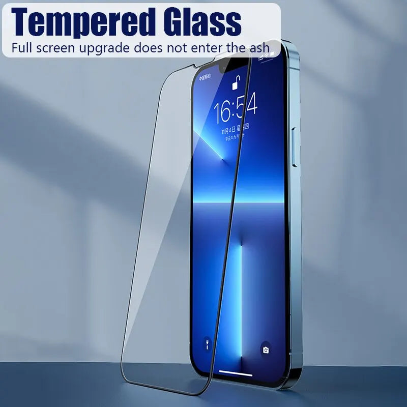 4PCS Full Cover Tempered Glass for iPhone 14 Pro Max 14 Plus 15 9D Screen Protector for iPhone 13 Pro Max 12 11 13 Mini Glass Oasis Select