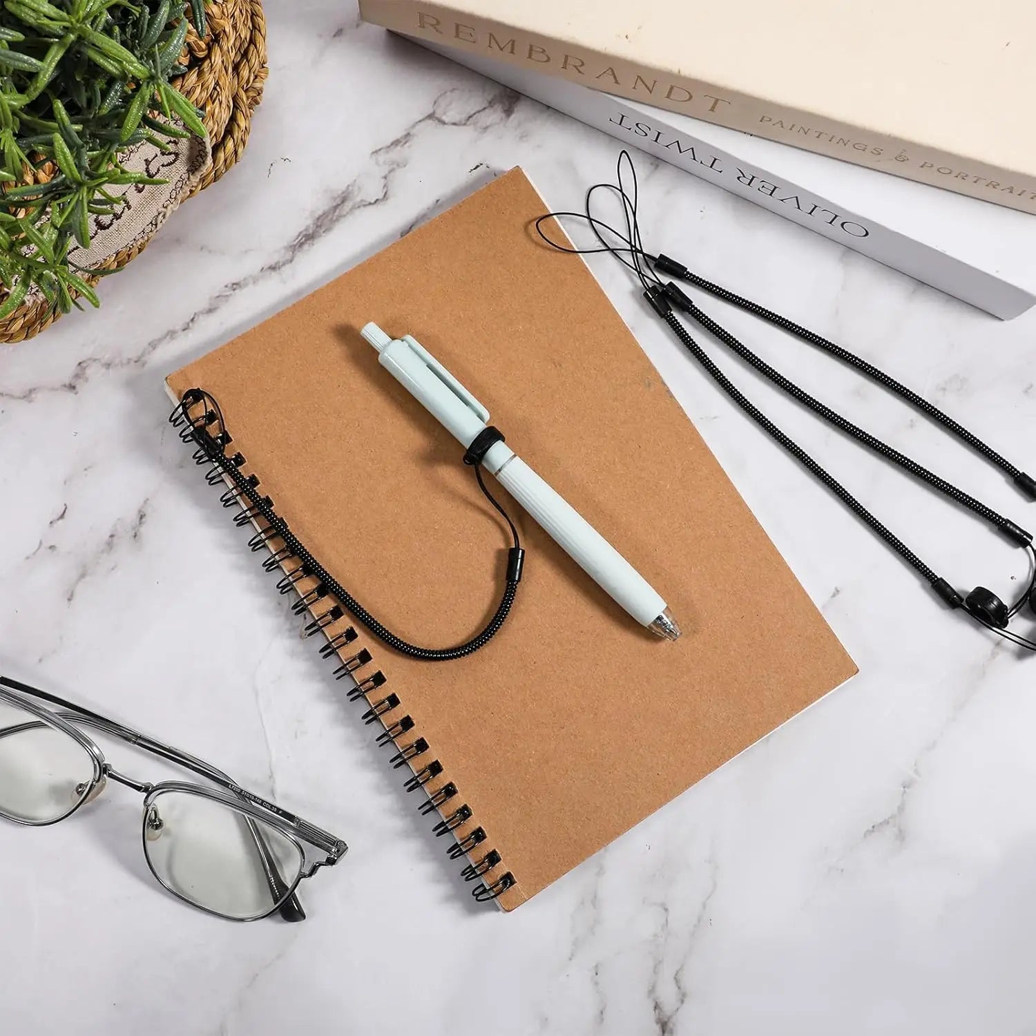 4/8 PCS Elastic Pen Leash with Silicone Ring Anti-Drop Tether Cord for Smart Pencil S Pen Stylus For Tablet Drawing Clipboard Oasis Select