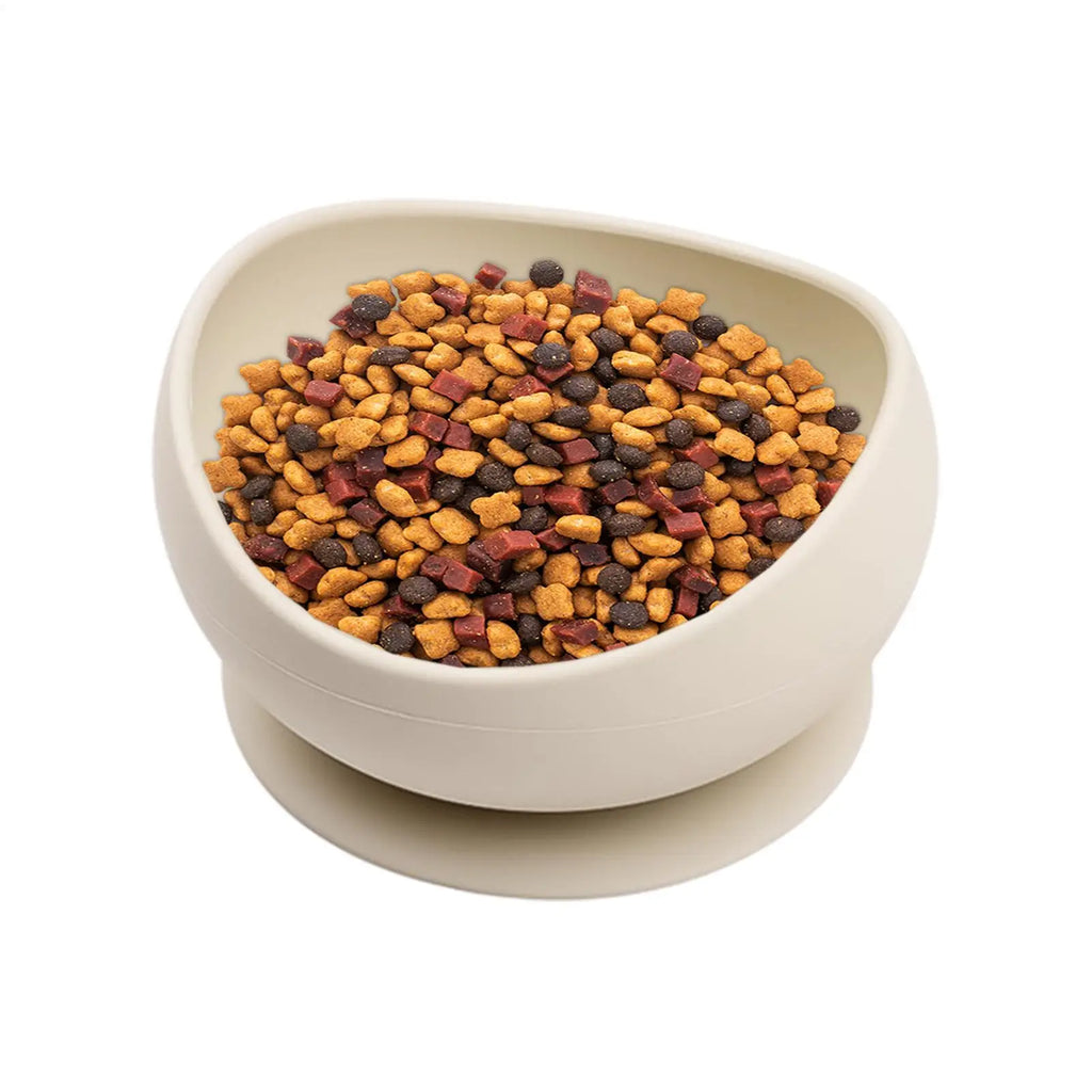 Cat Food Bowl Dish Pet Feeder Bowl Spill-Proof Dog Bowl With Strong Suction Cup Base Outdoor Portable Outdoor Water Food Bowls Oasis Select