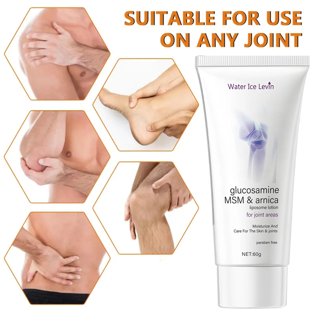 Glucosamine MSM & Arnica Joint Cream – Liposome Lotion 60g Joint Moisturizing Cream Oasis Select
