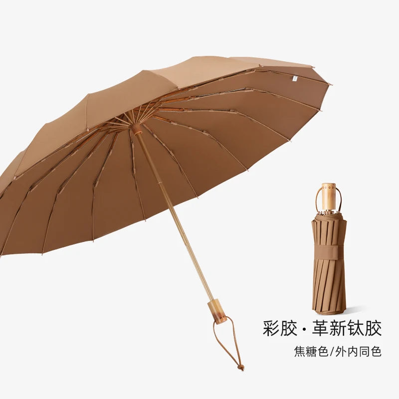 16 Bone titanium silver sun umbrella super sun protection UV umbrella sunshine and rain umbrella Oasis Select 21