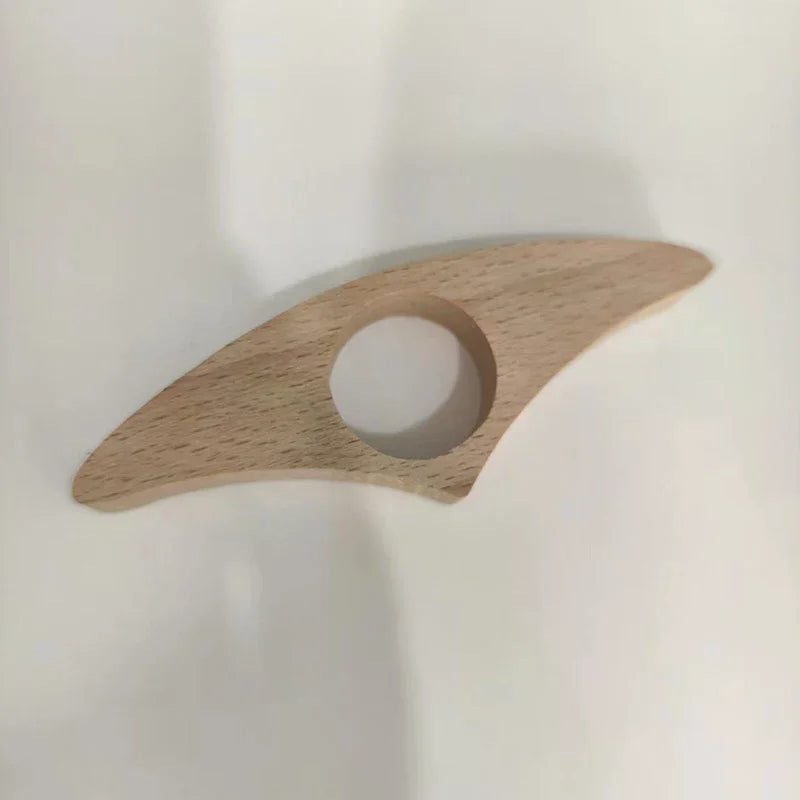 Wooden Thumb Bookmark Portable One-Handed Finger Page Holder Vintage Reading Press Natural Wood Page Clip For Books Reading Oasis Select