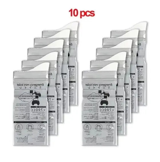 5-40pcs Outdoor Emergency Urinate Bags 700ml Easy Take Piss Bags Travel Mini Mobile Toilet For Baby Women Men Vomit Bag Oasis Select 10pcs