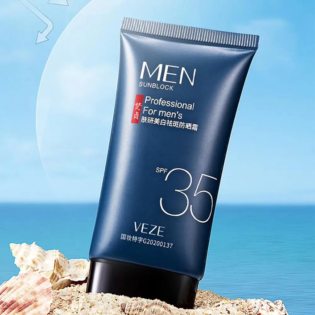 SPF 35 Men's Sunscreen Cream – Non-Greasy Face & Body UV Shield Men's Sunscreen Cream Oasis Select
