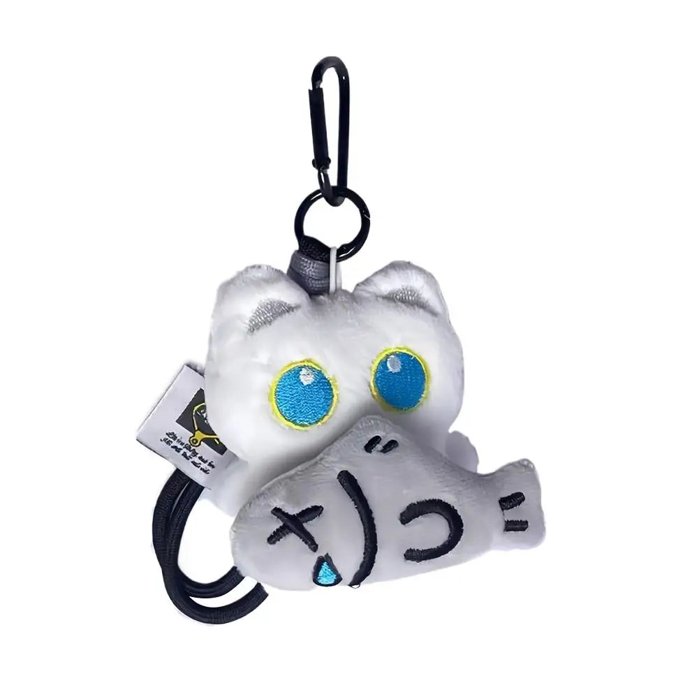 Cute Black Cat Plush Keychain – Bag Charm & Gift
