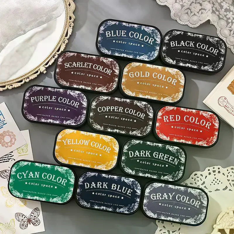 Water-Based Ink Sponge Inkpad for Stamping, Scrapbook & Planner