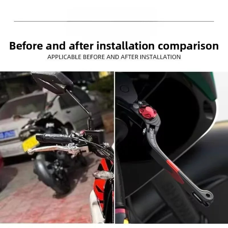 Bull horn brake modified motorcycle folding adjustable clutch brake handle pull rod Oasis Select